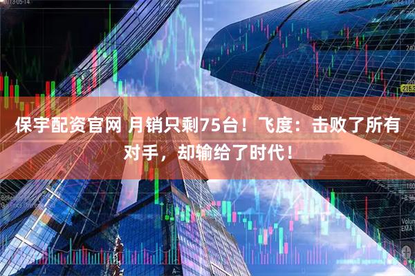 保宇配资官网 月销只剩75台！飞度：击败了所有对手，却输给了时代！